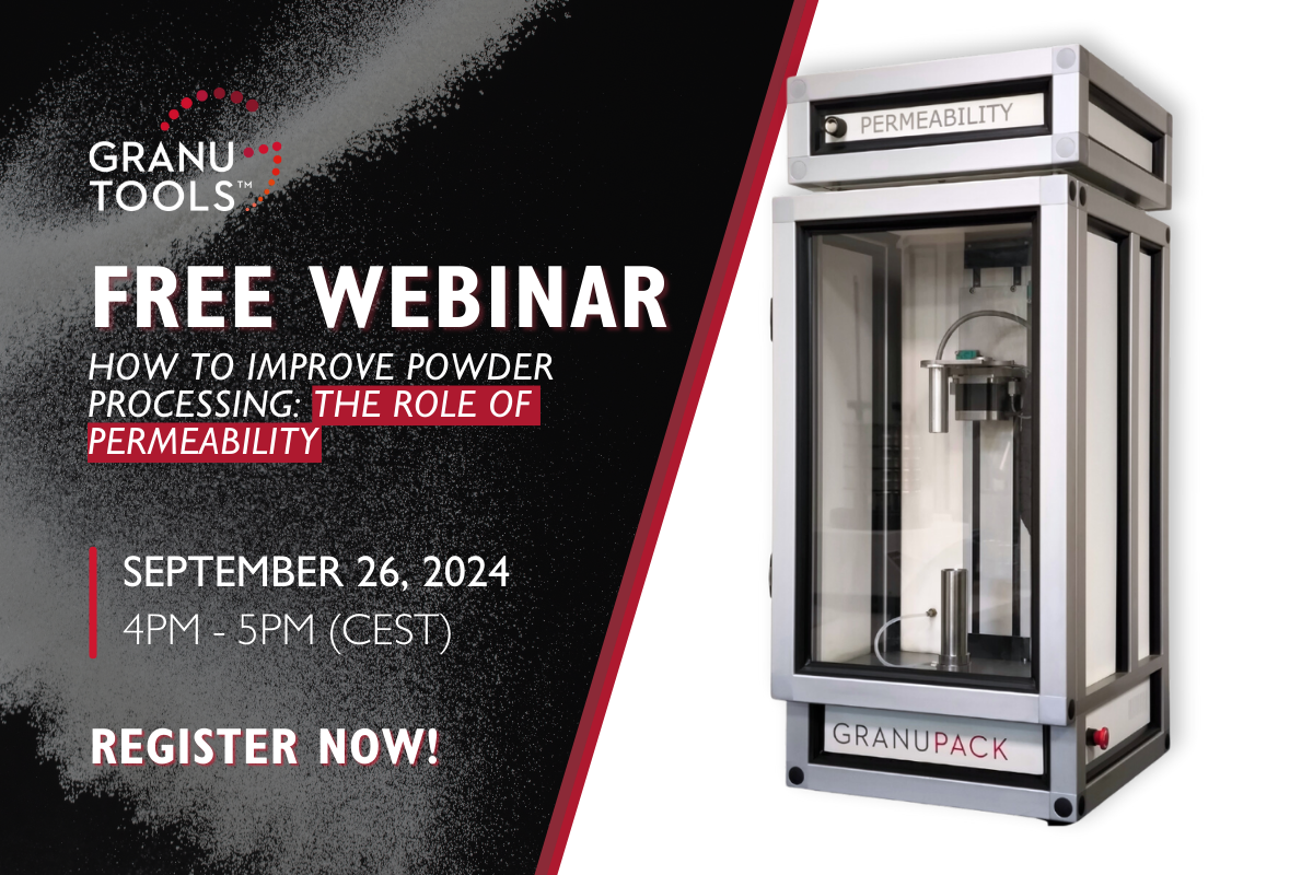 Webinar How to Improve Powder Processing: The Role of Permeability